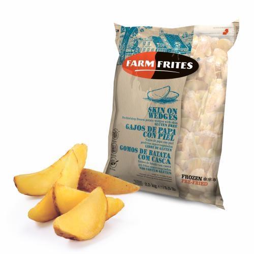 PATATE WEDGES C/BUCCIA FARM FRITES KG2,5