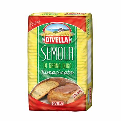 FARINA SEMOLA RIMACINATA DIVELLA KG25