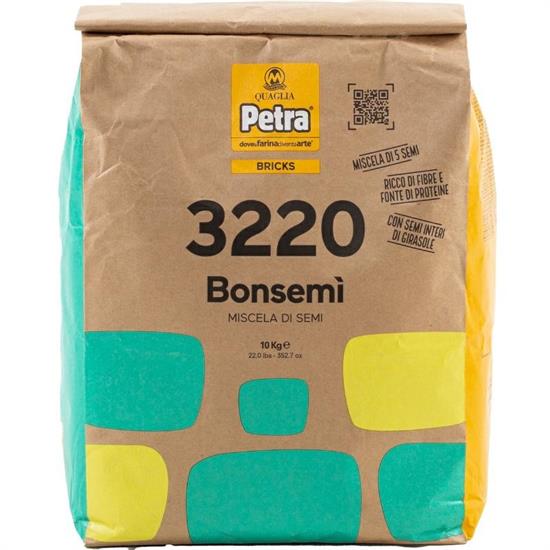 FARINA BONSEMI' PETRA 3220 MIX FARINE E SEMI KG10